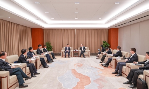 中国农业银行浙江省分行行长王全刚莅临南宫电子游戏调研