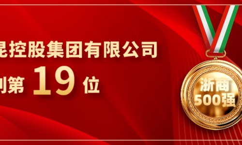 《浙商》全国500强重磅发布，南宫电子游戏位列第19位！
