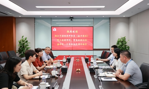 浙江乍浦经济开发区（嘉兴港区）党工委副书记、管委会副主任盛琴琴莅临南宫电子游戏调研
