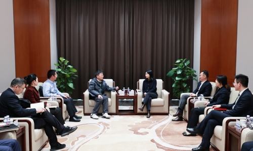 民生银行总行战略客户部副总经理张劲松莅临南宫电子游戏调研