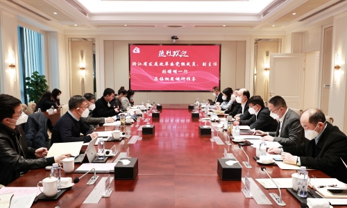 浙江省发改委党组成员、副主任张曙明一行莅临南宫电子游戏调研指导