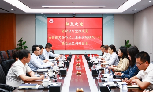 浙江省财政厅党组成员，省金控党委书记、董事长杨强民莅临南宫电子游戏调研