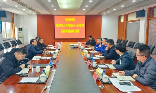湖州市人大常委会党组书记、主任孙贤龙莅临南宫电子游戏恒腾调研
