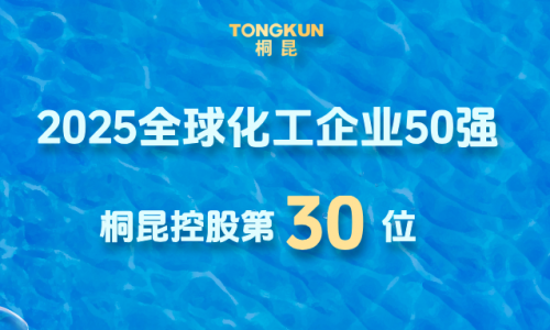 全球化工企业50强发布，南宫电子游戏晋升第30位！